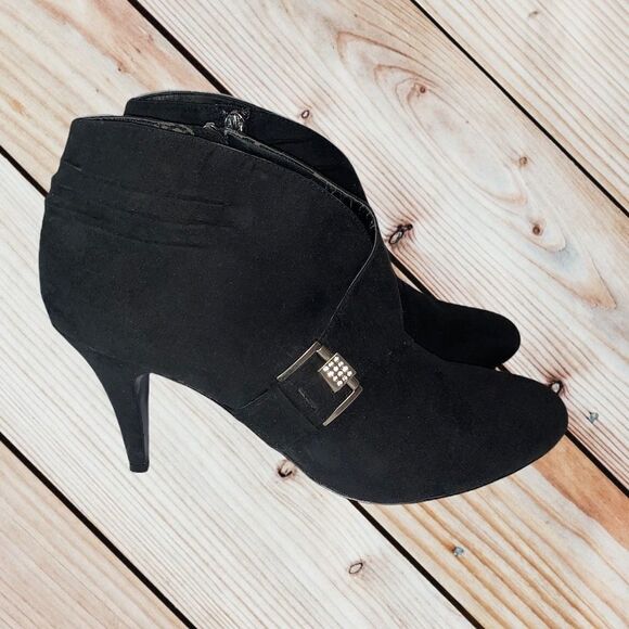 KATHY VAN ZEELAND Women Side-Zip High Heel Boot - Picture 1 of 9